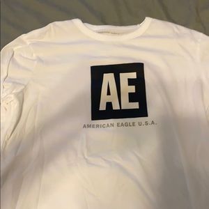 American Eagle long sleeve white shirt